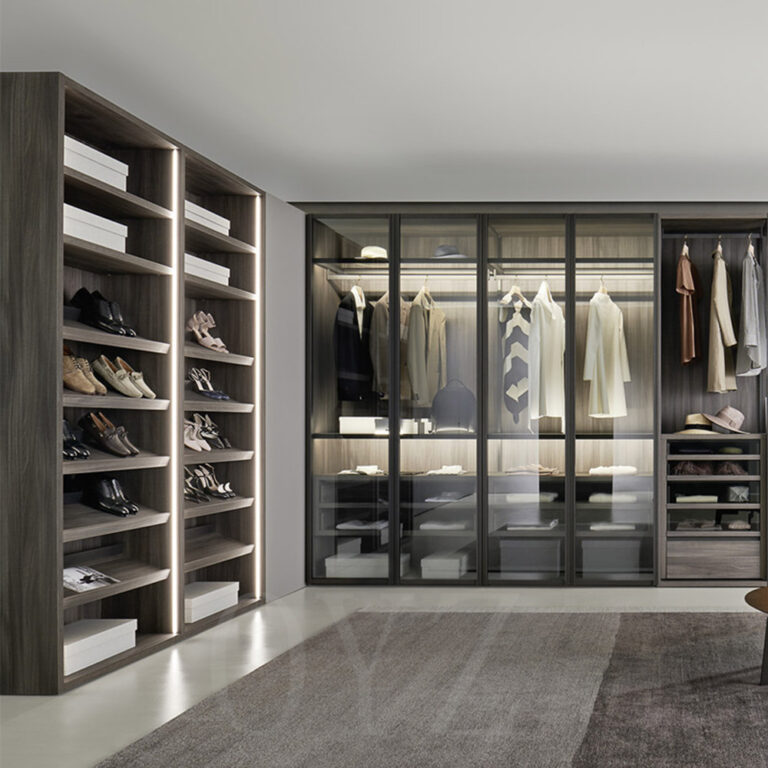 Luxury Aluminum Glass Walk In Closet – CBMmart