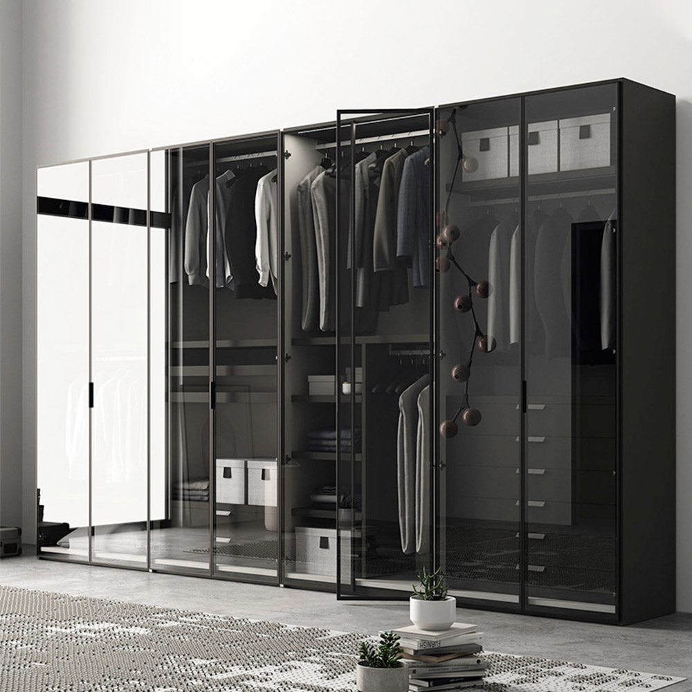 Modern Wooden Open Wardrobe Designs – CBMmart