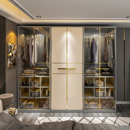 Luxury Portable Glass Walk In Closet – CBMmart