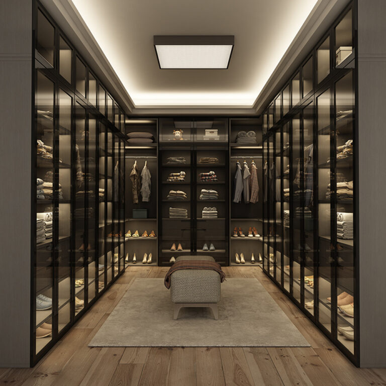 Luxury Portable Glass Walk In Closet – CBMmart